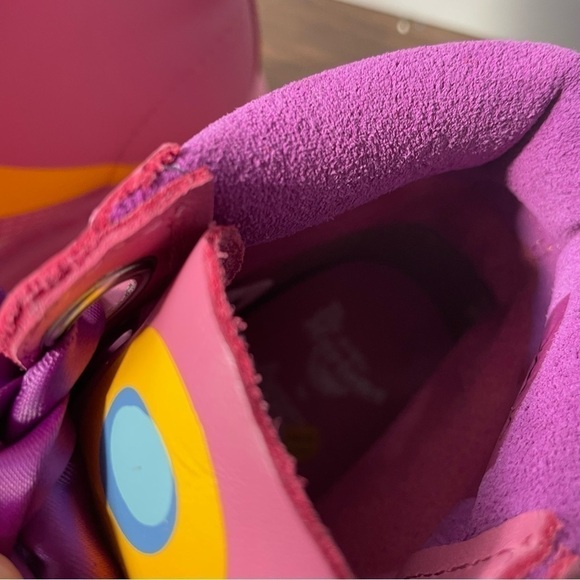 [5] Rare Dr.Martens Adventure Time The Bubblegum Princess Pink Combat Boot - Picture 11 of 15